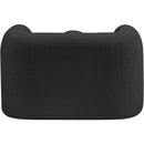 Meridian Emory Black Boucle Fabric Chair IMAGE 3