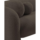 Meridian Emory Brown Boucle Fabric Chair IMAGE 12