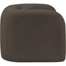 Meridian Emory Brown Boucle Fabric Chair IMAGE 6