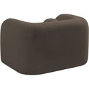 Meridian Emory Brown Boucle Fabric Chair IMAGE 7