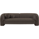 Meridian Emory Brown Boucle Fabric Sofa IMAGE 4