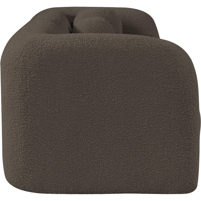 Meridian Emory Brown Boucle Fabric Sofa IMAGE 6