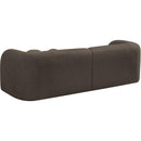 Meridian Emory Brown Boucle Fabric Sofa IMAGE 7