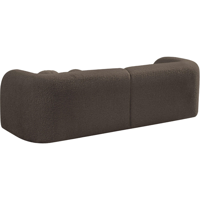 Meridian Emory Brown Boucle Fabric Sofa IMAGE 7