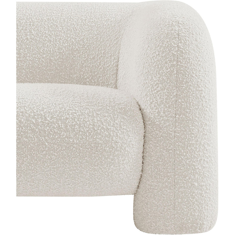 Meridian Emory Cream Boucle Fabric Chair IMAGE 10