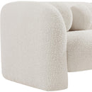 Meridian Emory Cream Boucle Fabric Chair IMAGE 11