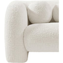 Meridian Emory Cream Boucle Fabric Chair IMAGE 13