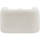 Meridian Emory Cream Boucle Fabric Chair IMAGE 3