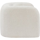 Meridian Emory Cream Boucle Fabric Chair IMAGE 6