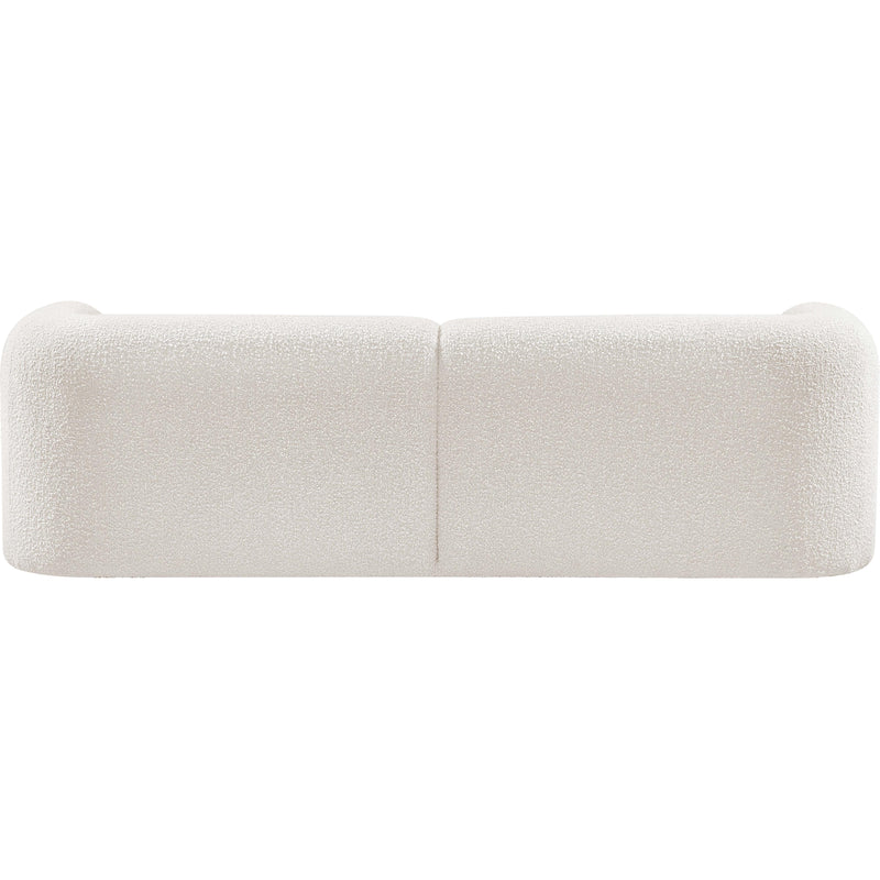 Meridian Emory Cream Boucle Fabric Sofa IMAGE 3