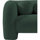 Meridian Emory Green Boucle Fabric Chair IMAGE 13