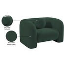 Meridian Emory Green Boucle Fabric Chair IMAGE 18
