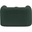 Meridian Emory Green Boucle Fabric Chair IMAGE 3
