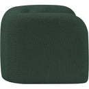 Meridian Emory Green Boucle Fabric Chair IMAGE 6