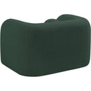 Meridian Emory Green Boucle Fabric Chair IMAGE 7