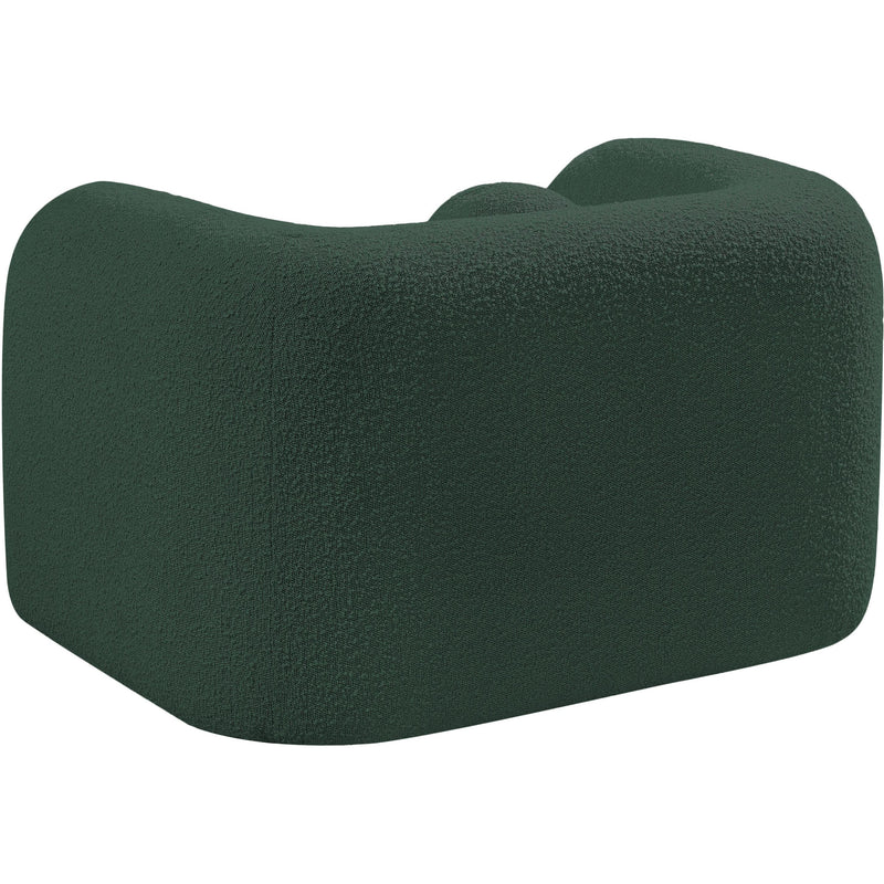 Meridian Emory Green Boucle Fabric Chair IMAGE 7