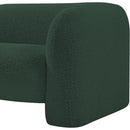 Meridian Emory Green Boucle Fabric Chair IMAGE 8