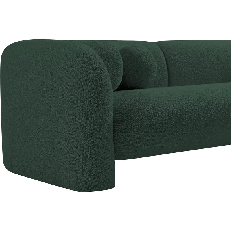 Meridian Emory Green Boucle Fabric Sofa IMAGE 11