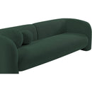Meridian Emory Green Boucle Fabric Sofa IMAGE 12