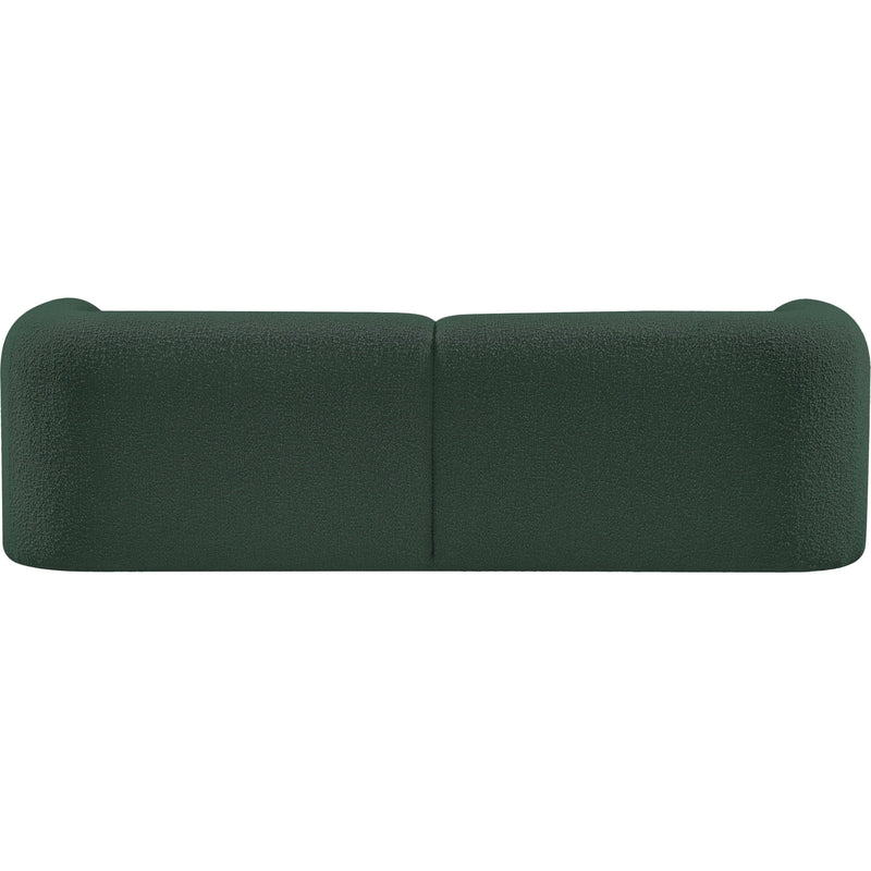 Meridian Emory Green Boucle Fabric Sofa IMAGE 3