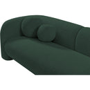 Meridian Emory Green Boucle Fabric Sofa IMAGE 9