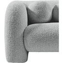 Meridian Emory Grey Boucle Fabric Chair IMAGE 13