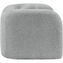 Meridian Emory Grey Boucle Fabric Chair IMAGE 6
