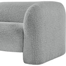 Meridian Emory Grey Boucle Fabric Chair IMAGE 8