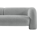 Meridian Emory Grey Boucle Fabric Sofa IMAGE 10