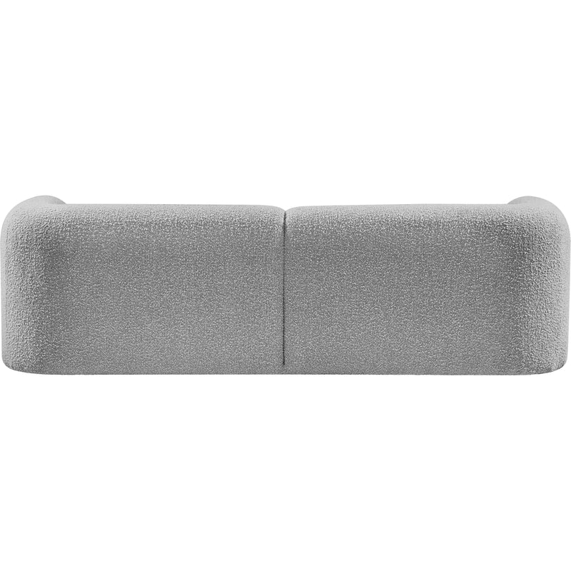 Meridian Emory Grey Boucle Fabric Sofa IMAGE 3