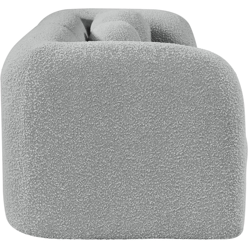 Meridian Emory Grey Boucle Fabric Sofa IMAGE 6