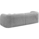 Meridian Emory Grey Boucle Fabric Sofa IMAGE 7