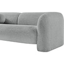 Meridian Emory Grey Boucle Fabric Sofa IMAGE 8