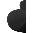 Meridian Venti Black Boucle Fabric Chair IMAGE 10