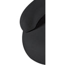 Meridian Venti Black Boucle Fabric Chair IMAGE 13