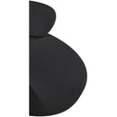 Meridian Venti Black Boucle Fabric Chair IMAGE 14