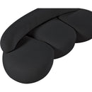 Meridian Venti Black Boucle Fabric Sofa IMAGE 13