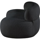 Meridian Venti Black Boucle Fabric Sofa IMAGE 7