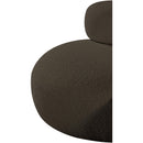 Meridian Venti Brown Boucle Fabric Chair IMAGE 10