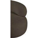 Meridian Venti Brown Boucle Fabric Chair IMAGE 12