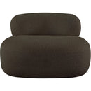 Meridian Venti Brown Boucle Fabric Chair IMAGE 5