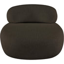 Meridian Venti Brown Boucle Fabric Chair IMAGE 6