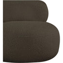 Meridian Venti Brown Boucle Fabric Chair IMAGE 8
