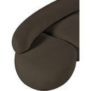 Meridian Venti Brown Boucle Fabric Loveseat IMAGE 13