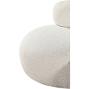 Meridian Venti Cream Boucle Fabric Chair IMAGE 10