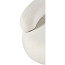 Meridian Venti Cream Boucle Fabric Chair IMAGE 13