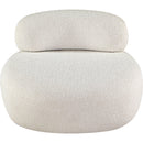 Meridian Venti Cream Boucle Fabric Chair IMAGE 6