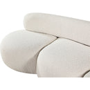 Meridian Venti Cream Boucle Fabric Sofa IMAGE 10