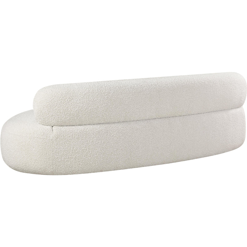 Meridian Venti Cream Boucle Fabric Sofa IMAGE 4