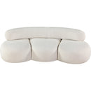 Meridian Venti Cream Boucle Fabric Sofa IMAGE 6